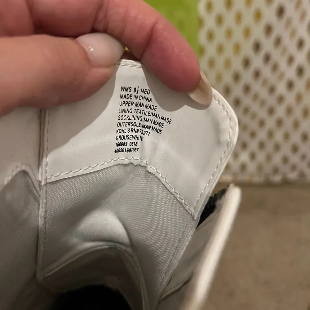 Simply Vera Wang grouse white zip up boots size 8.5 - Picture 4 of 6